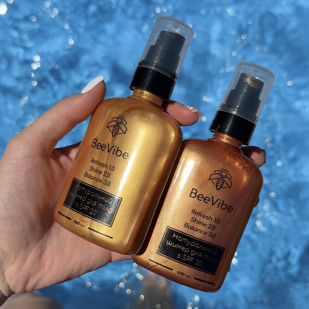 Фото - Натуральний шимер для тіла